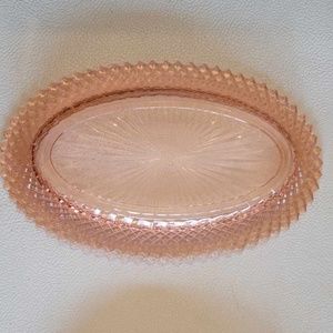 Vintage Anchor Hocking Miss America Oval Platter